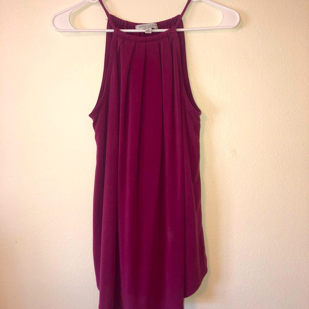 Magenta summer blouse